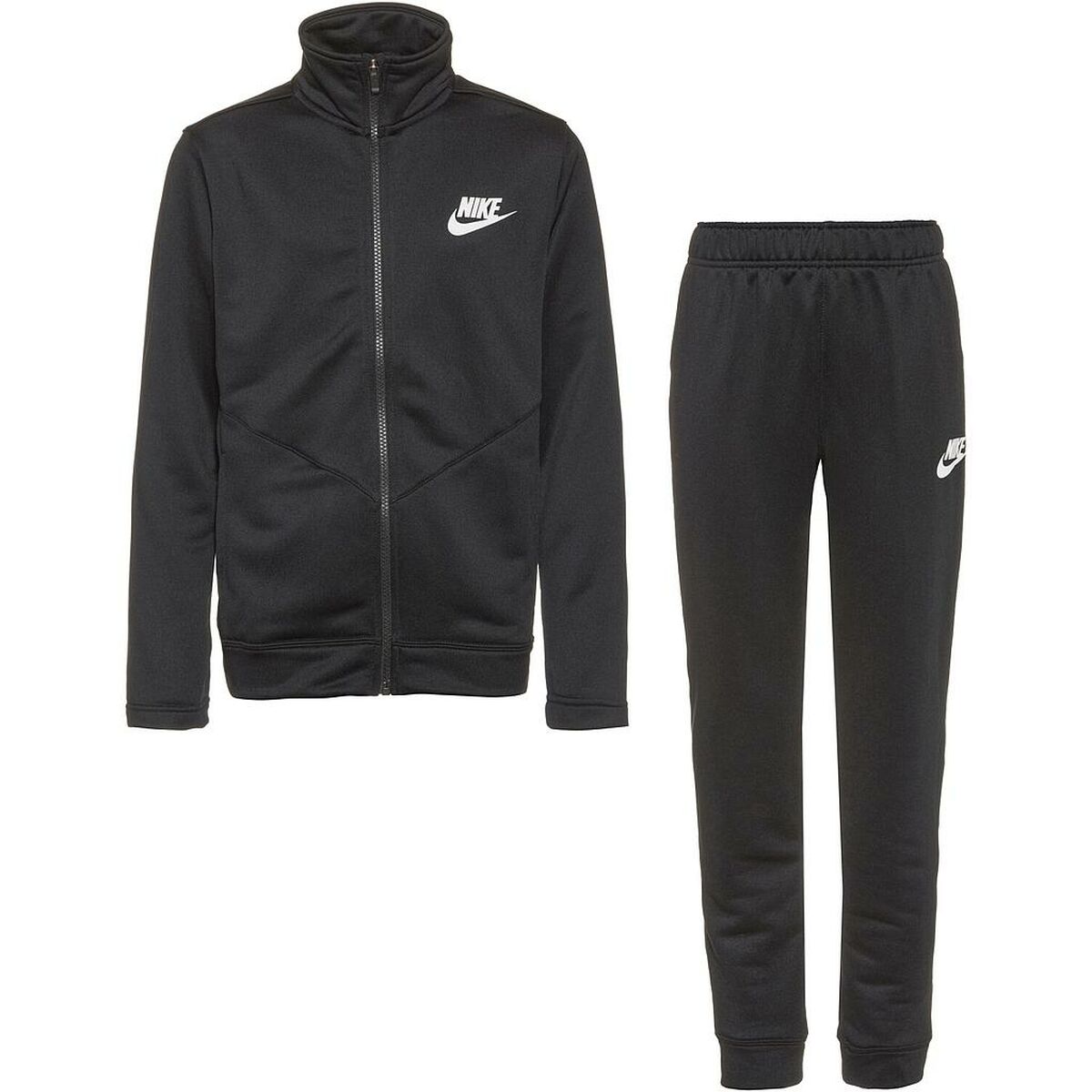 Survêtement enfant Nike : veste zippée noire à capuche et pantalon noir