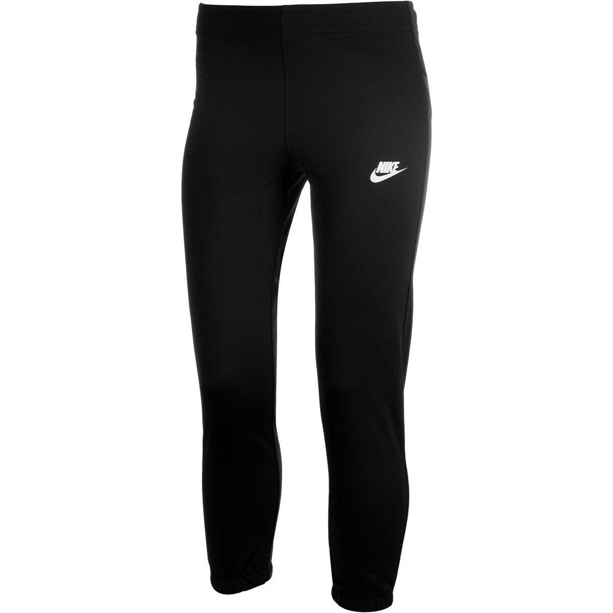 Pantalon de survêtement enfant Nike noir, ceinture élastique, logo sur la jambe