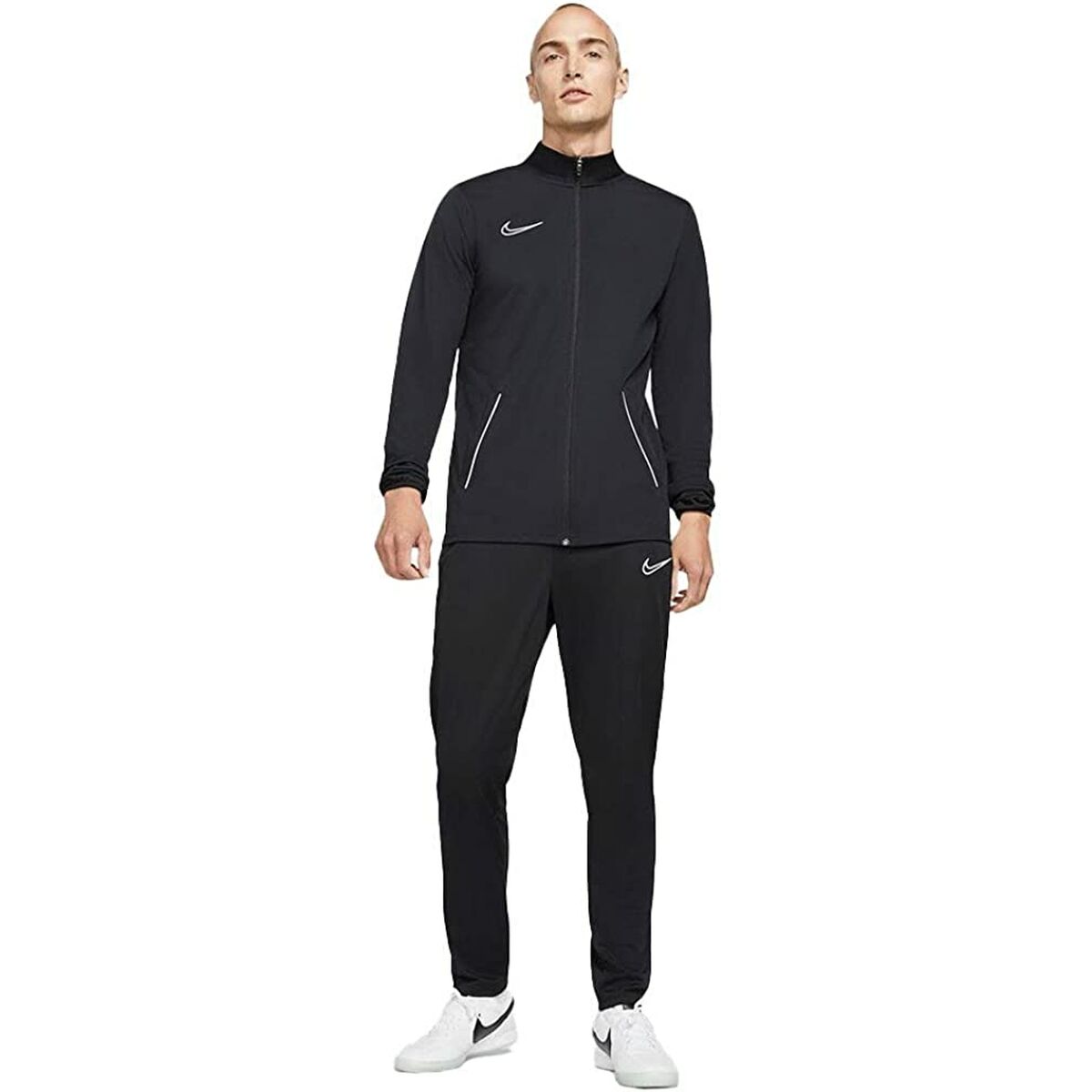 Survêtement Nike adulte noir : veste zippée et pantalon assorti