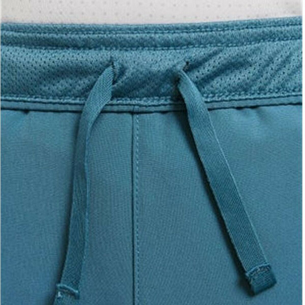 Short enfant Nike Flex Ace bleu turquoise, cordon de serrage et taille élastique