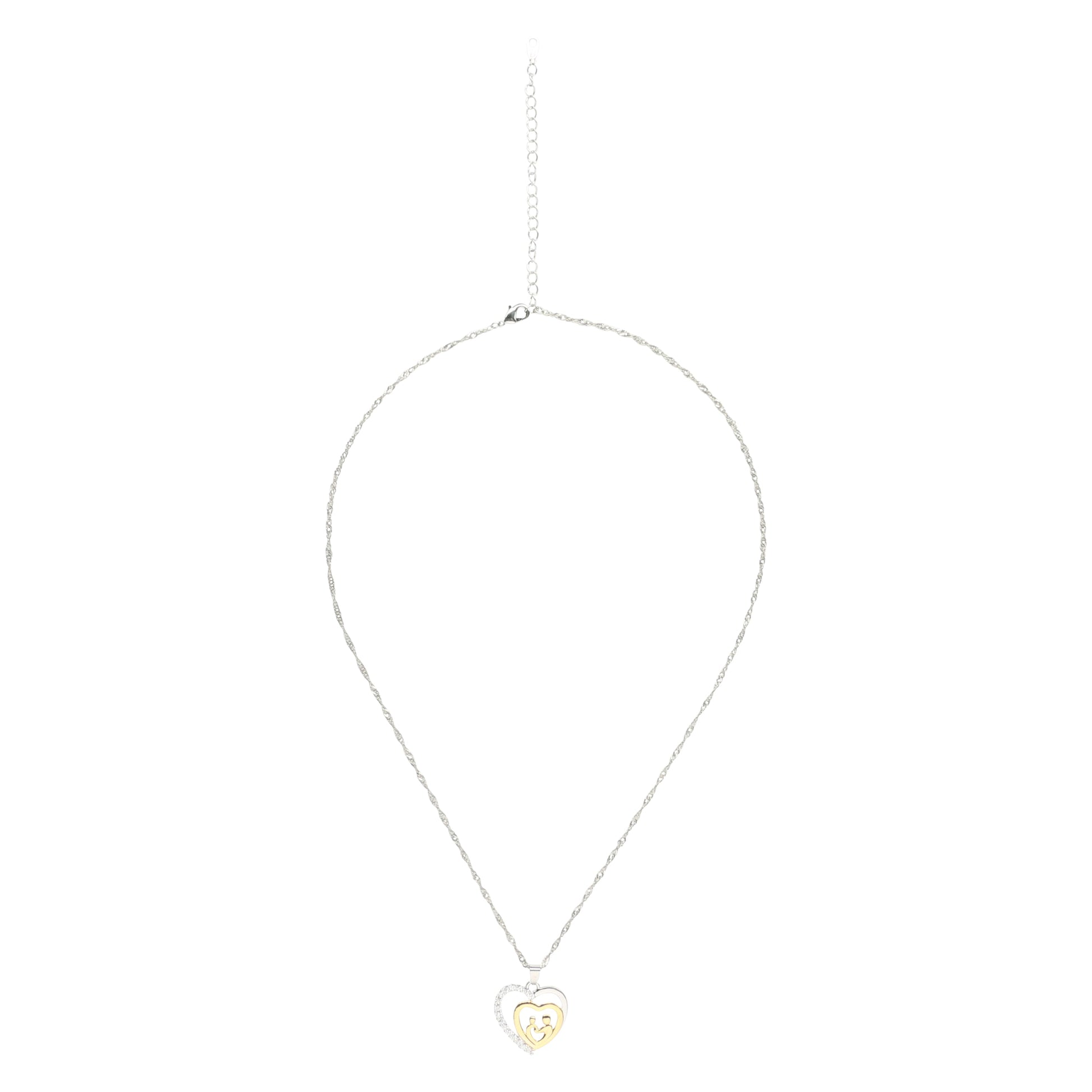 Collier à pendentif cœur doré, chaîne fine en goutte, cœur en bas