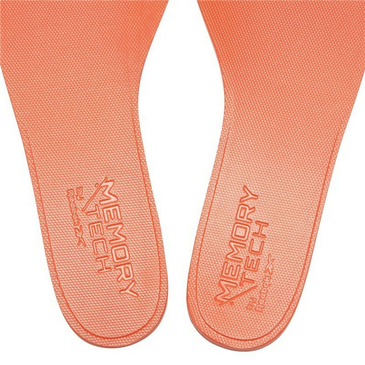Semelle intérieure orange avec marquage Reebok