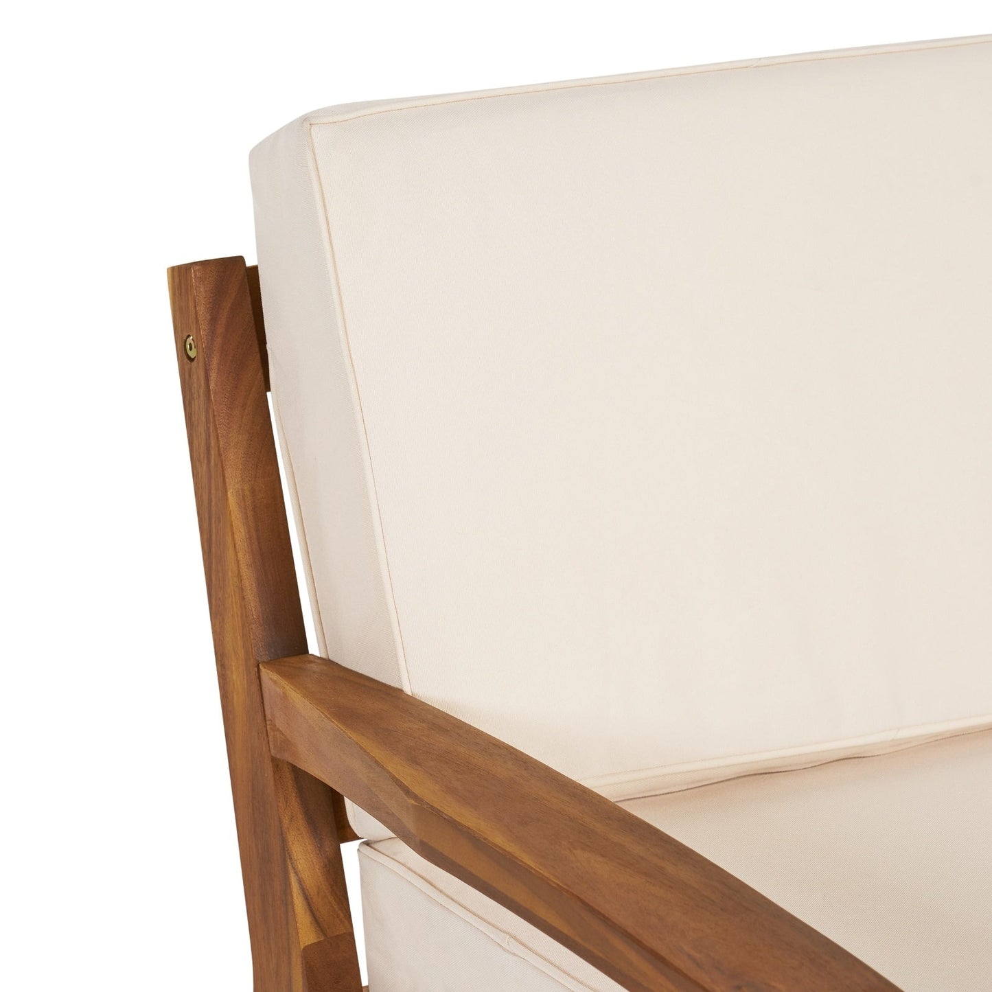 LuneluX Home | Salon de Jardin 2 Fauteuils Club | Acacia & Beige