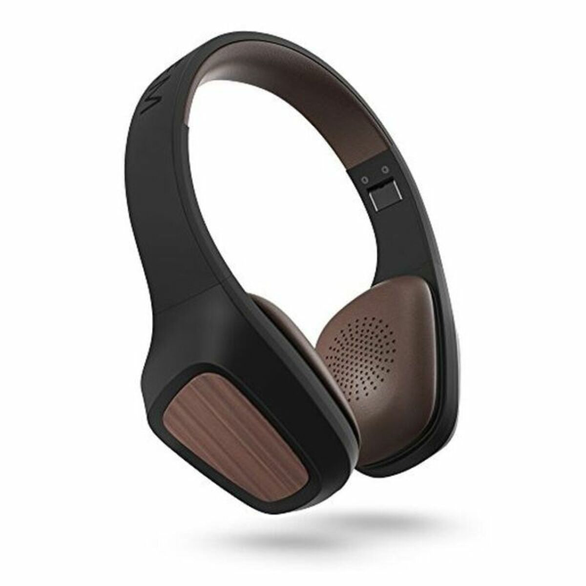 Casque Bluetooth sans fil Energy Sistem noir, coussinets bruns perforés