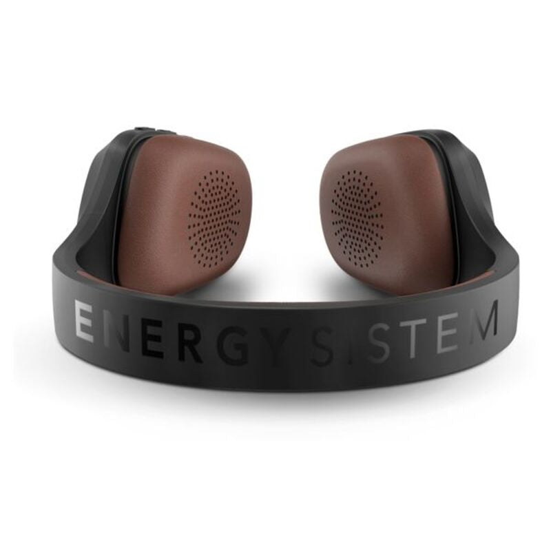 Casque Bluetooth sans fil Energy Sistem, coussinets bruns et inscription ENERGY SISTEM