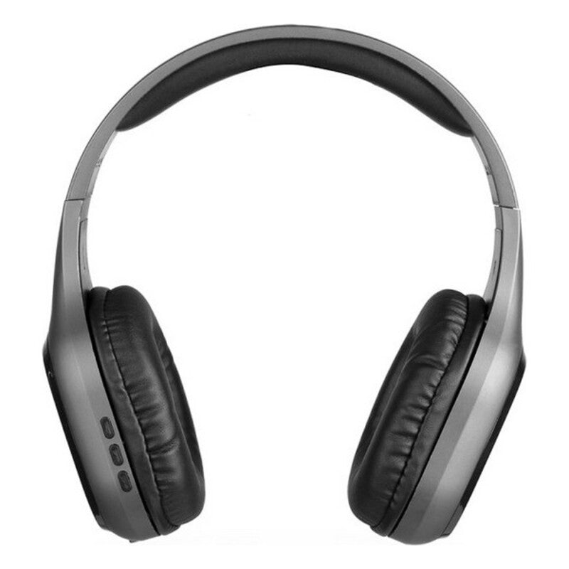 Casque Bluetooth noir, oreillettes ovales et arceau rembourré, vue trois-quarts