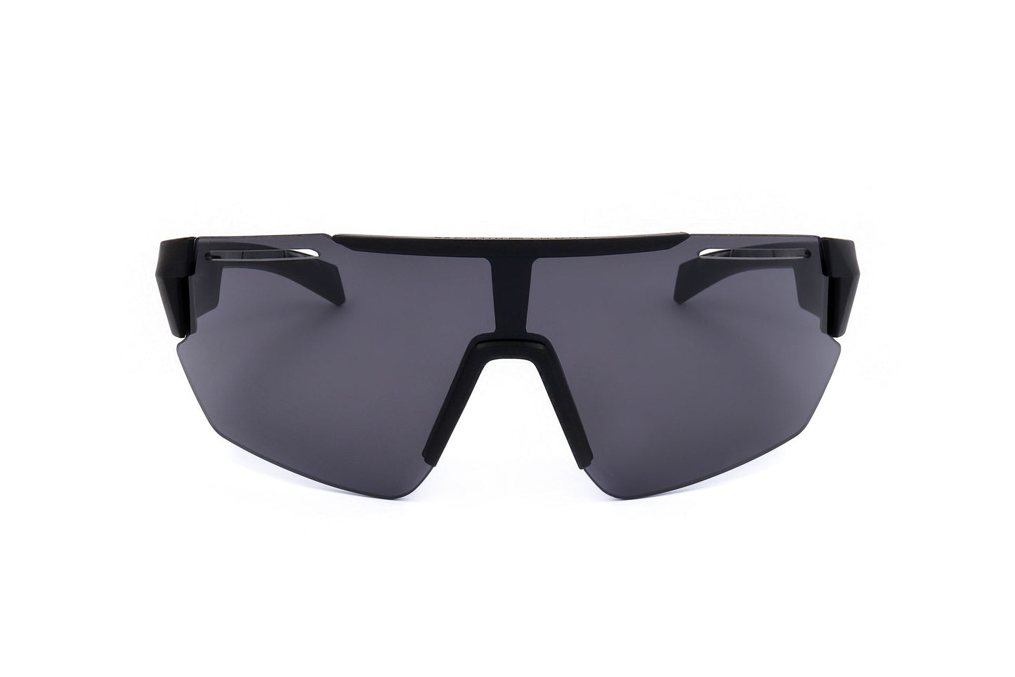 Lunettes de soleil Tommy Hilfiger homme noires mates, verres fumés, monture pleine.
