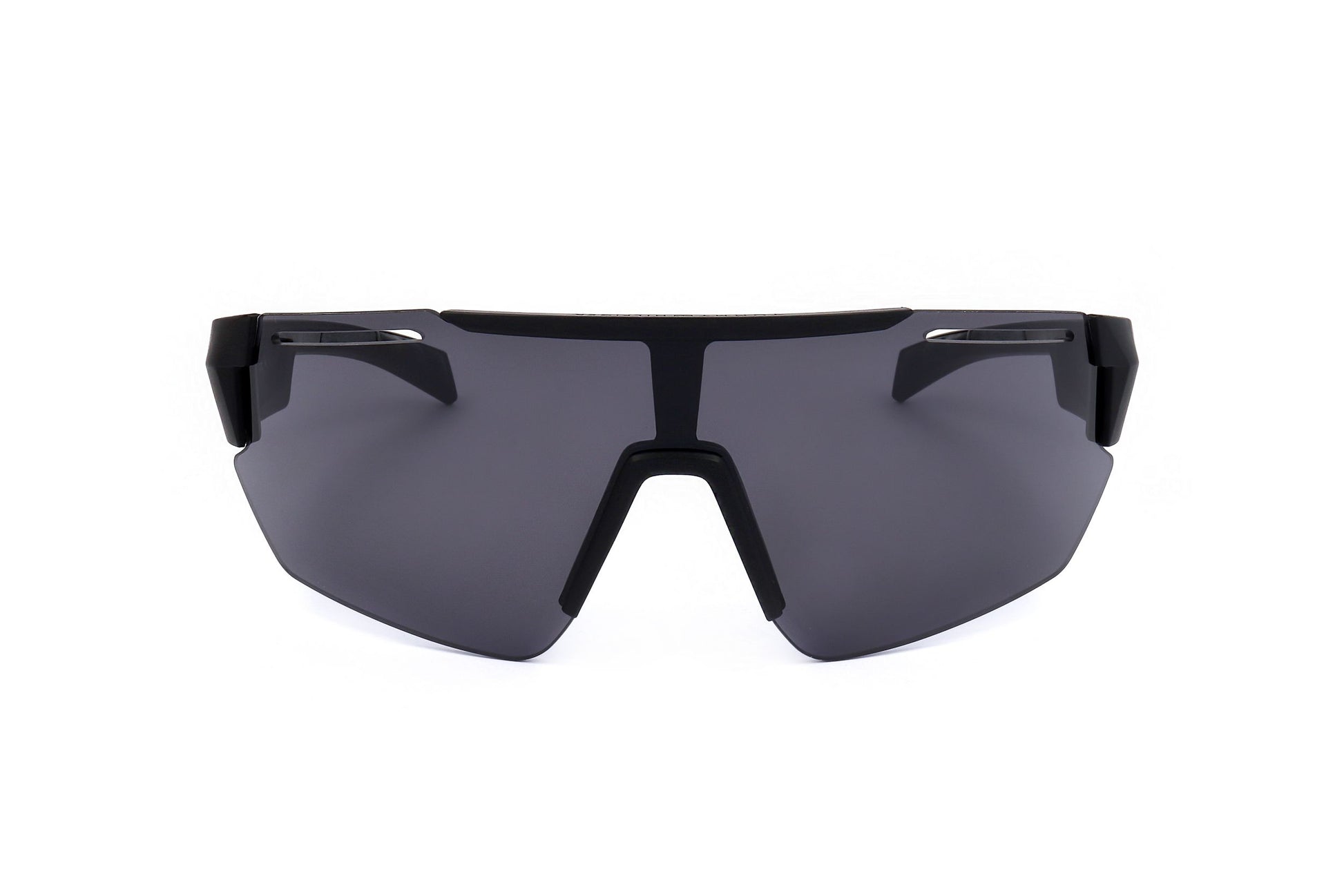 Lunettes de soleil Tommy Hilfiger homme noires mates, verres fumés, monture pleine.