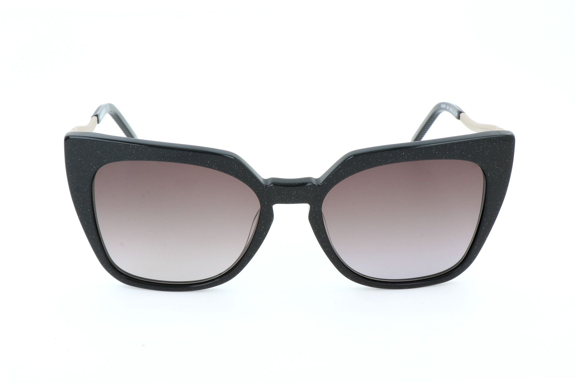 Lunettes de soleil œil-de-chat Karl Lagerfeld noires, verres dégradés
