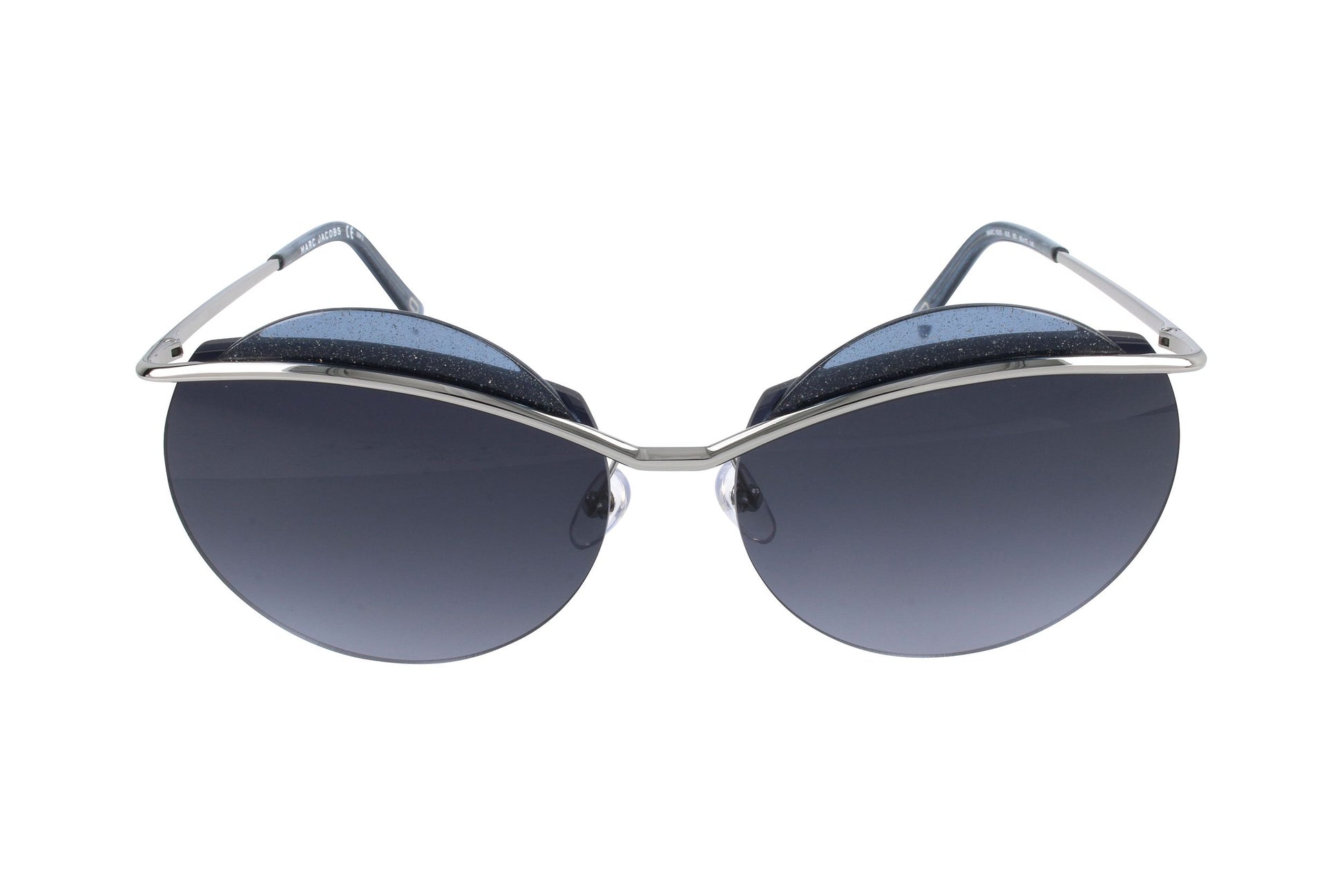 Lunettes Marc Jacobs MARC 102 S femme, monture métal ruthenium et verres foncés
