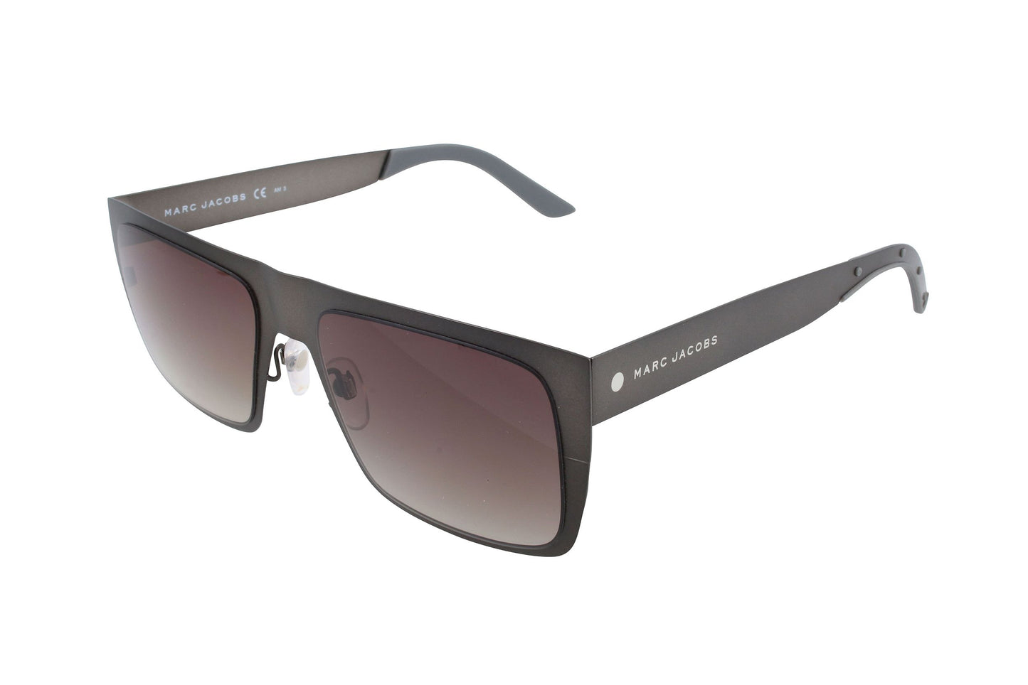 Lunettes de soleil Marc Jacobs avec branches courtes et verres brun foncé