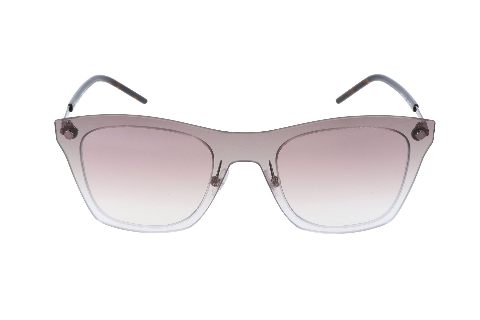 Monture de lunettes Marc Jacobs havane brun, verres dégradés rosés.
