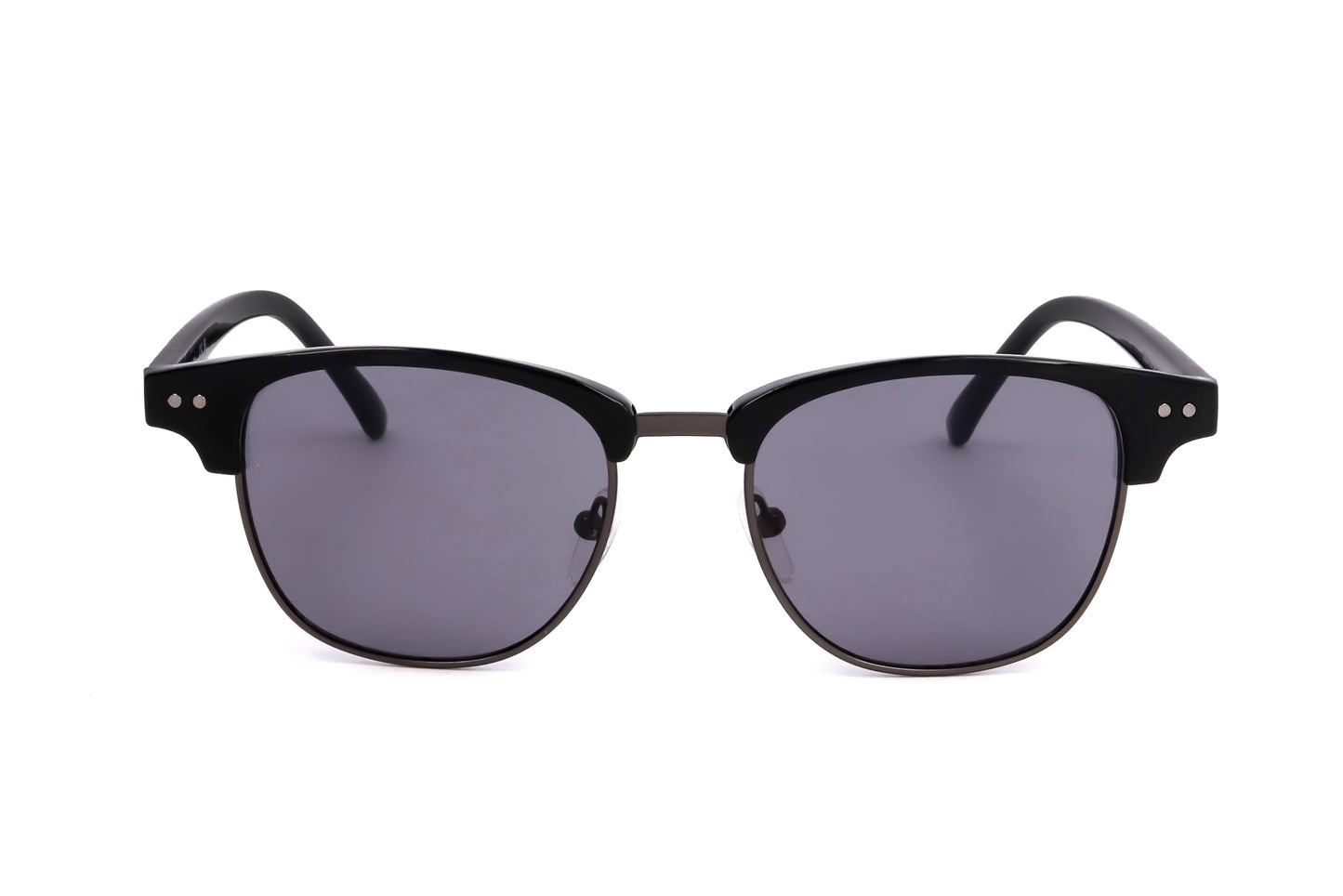 Lunettes Calvin Klein pour homme, monture noire en métal, verres teintés violets