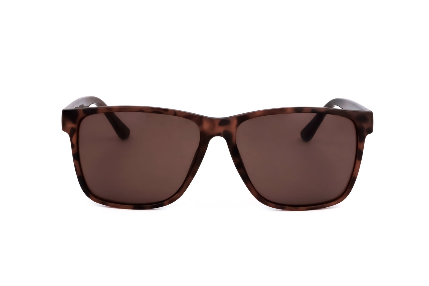Lunettes de soleil homme Calvin Klein écailles mates, verres bruns