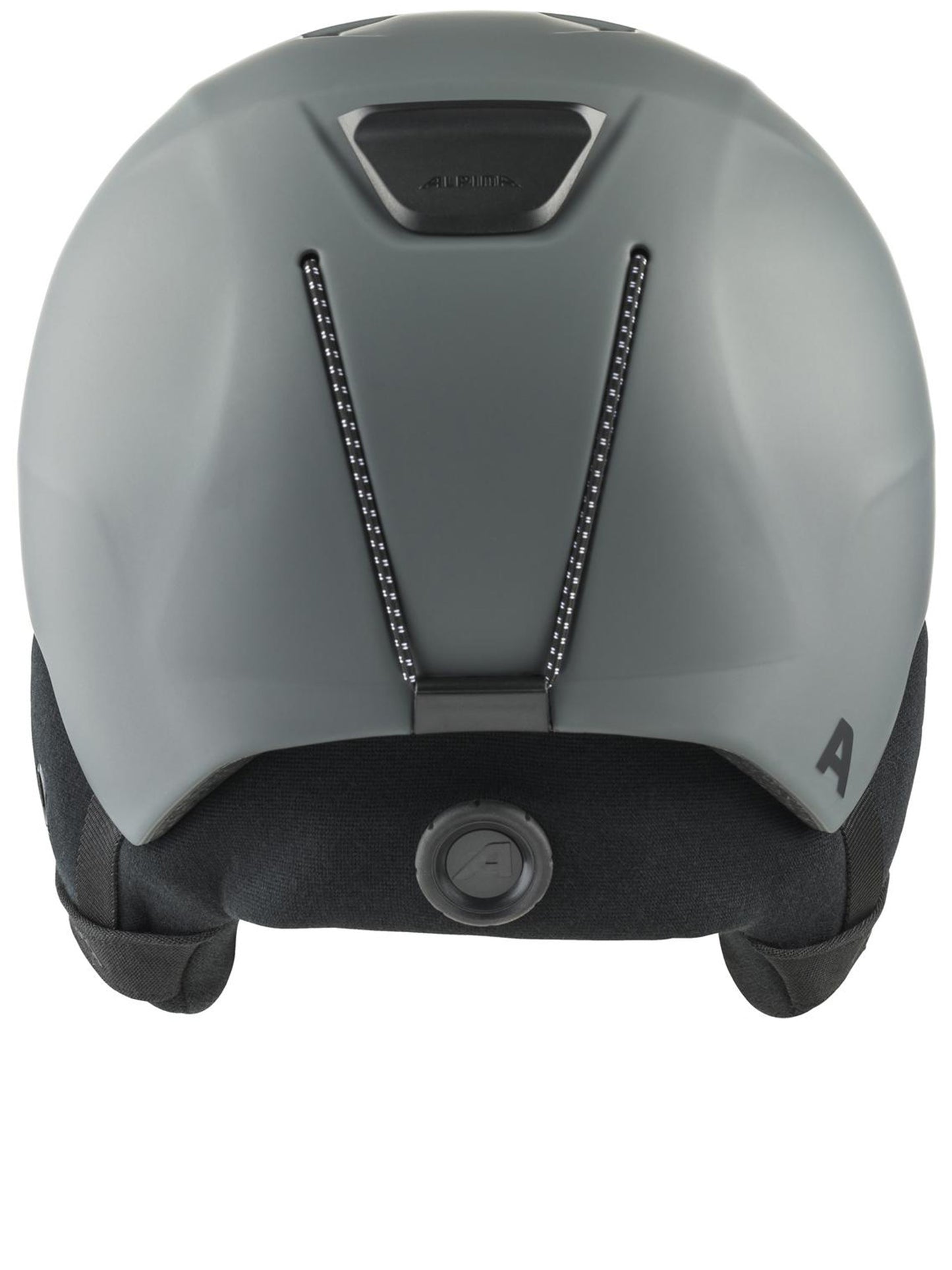 Casque de sport Alpina gris avec calotte et bouton de réglage arrière