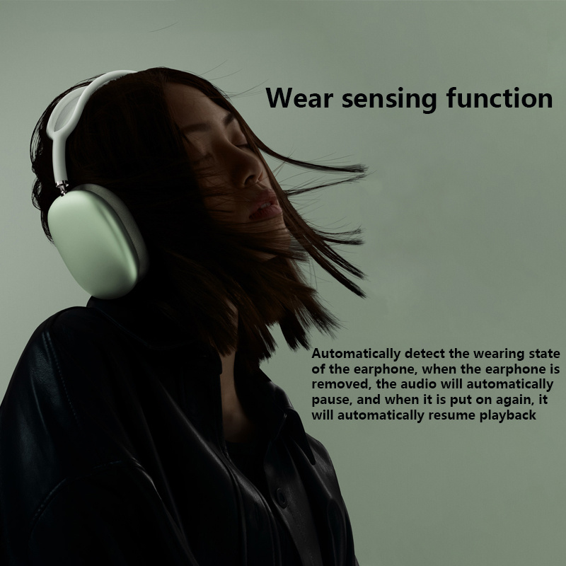 Casque sport Bluetooth blanc porté, arceau et écouteurs ovales rembourrés.