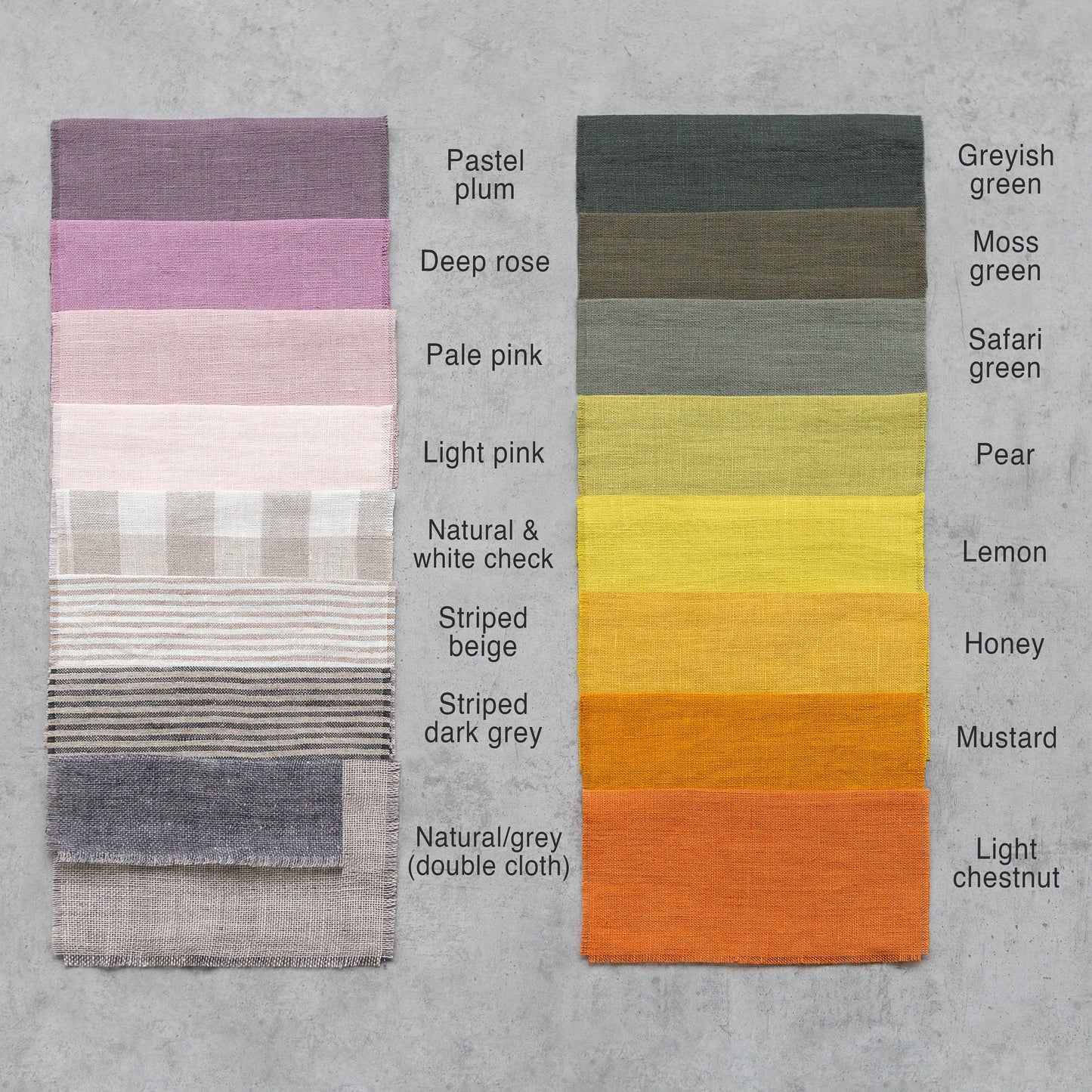 Hemys | Écharpe Lin Européen | 37 Couleurs