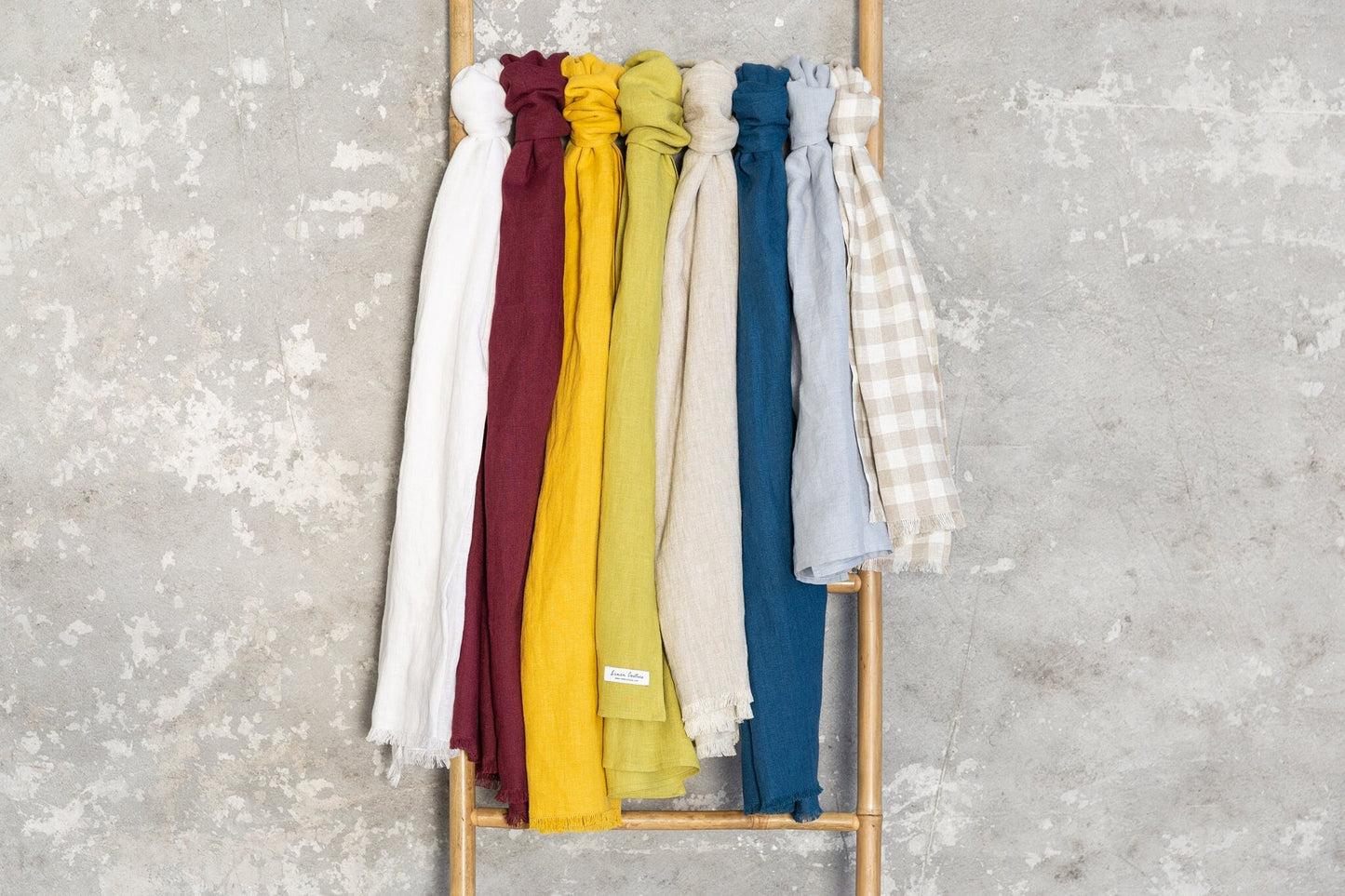 Hemys | Écharpe Lin Européen | 37 Couleurs
