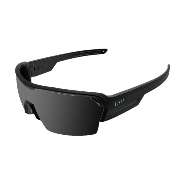 Lunettes OCEAN GLASSES Race 3800.0X : branche noire avec logo Ocean, verres fumés