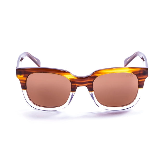 Lunettes de soleil Ocean Glasses monture écaille ambrée et verres bruns